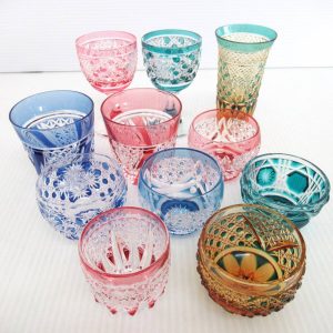 切子 グラス 計11点		落札額　￥75,551		お客様受取額￥56,663